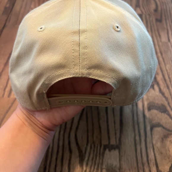 Trucker hat. Worn once. Adjustable strap. - Picture 3 of 5